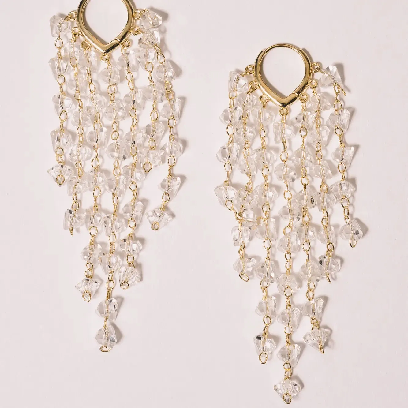 Murial Crystal Drop Earrings