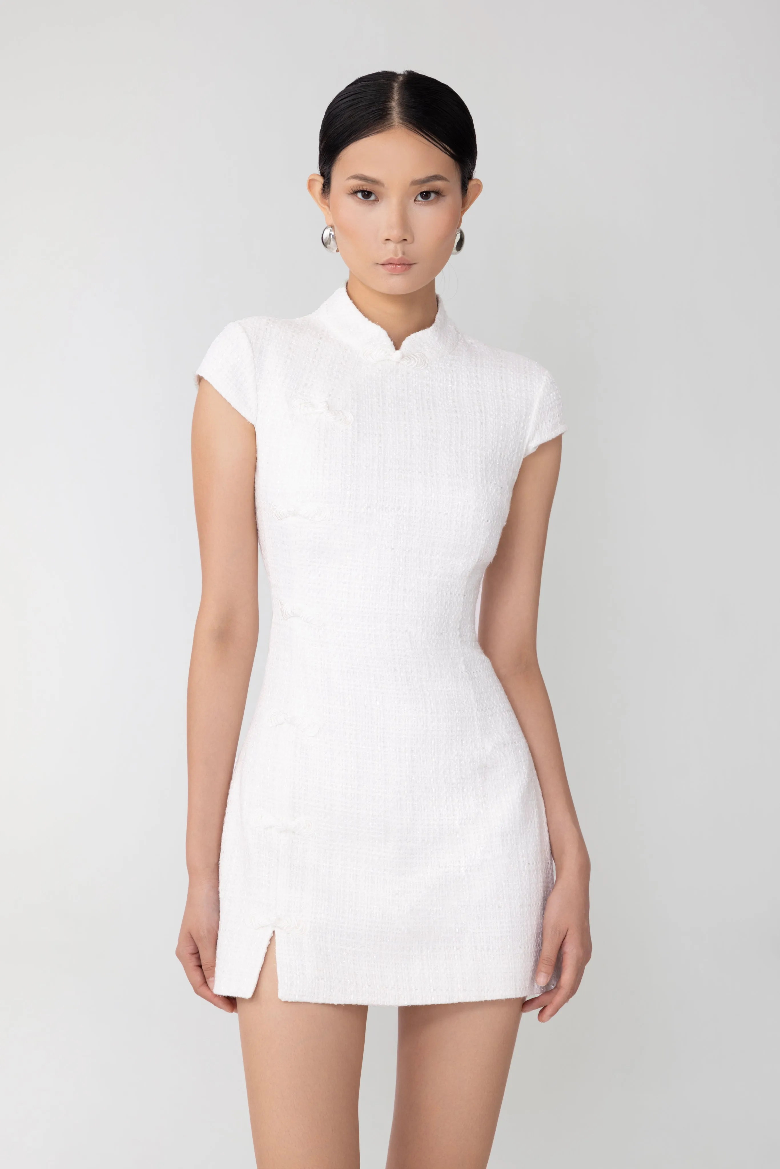 Natasha Tweed Mini Dress