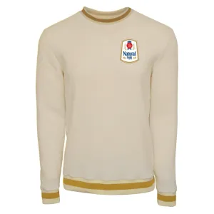 Natural Light Vintage Gold Cuff Crew Sweatshirt