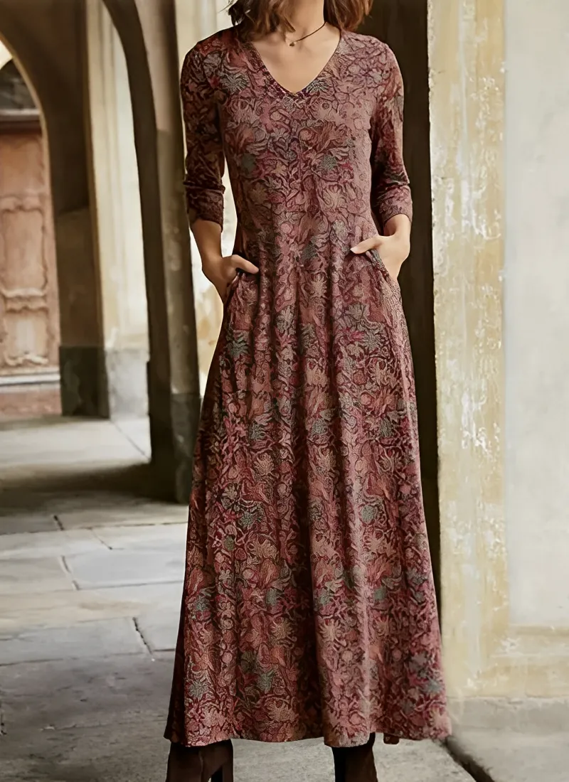 Nesta | Long Vintage Dress