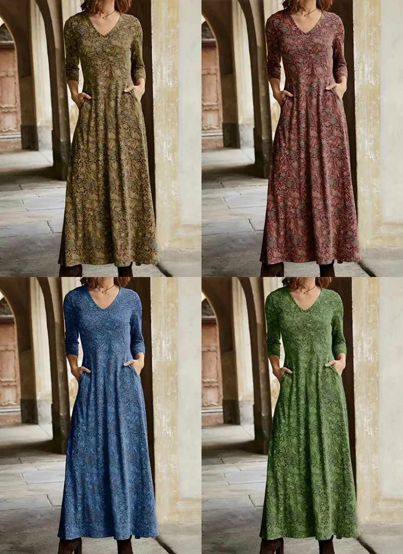 Nesta | Long Vintage Dress