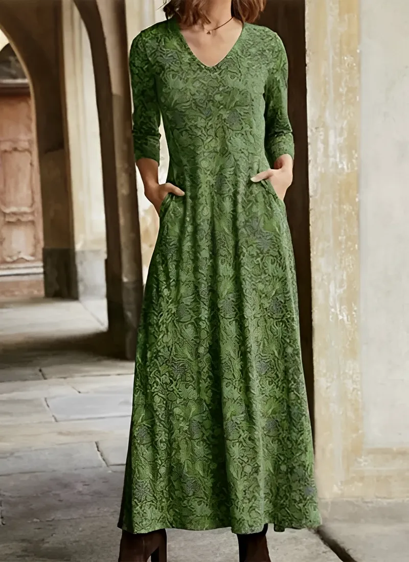 Nesta | Long Vintage Dress