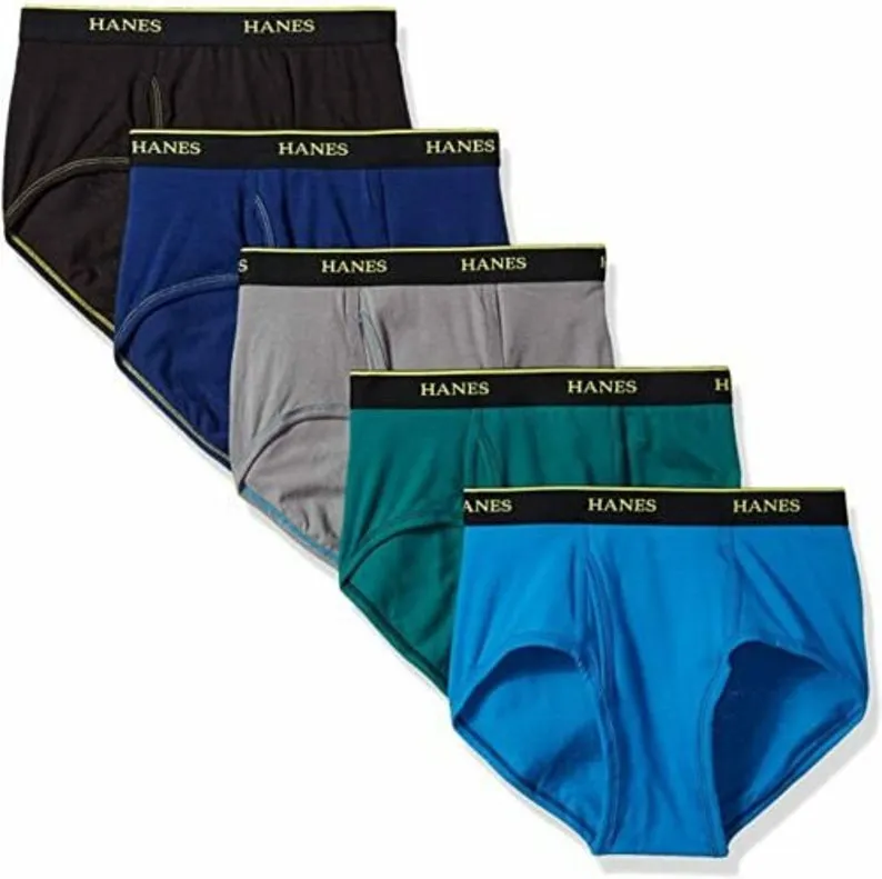 New Hanes Men's Cool Comfort Lightweight Breathable Mesh Brief, 5 Pack, sz M!