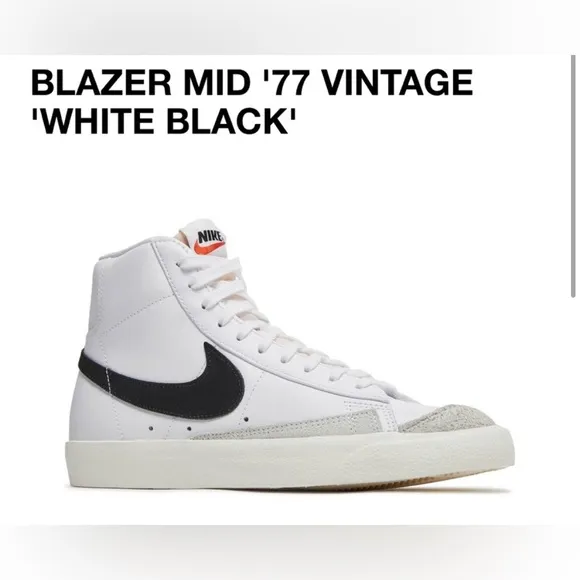 ⛹️Nike Men's Blazer Mid '77 Vintage ShoesSize 12