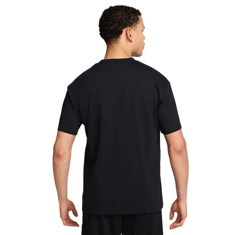 NikeCourt Men's Max90 Short-Sleeve Black Tennis Top
