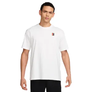 NikeCourt Men's Max90 Short-Sleeve White Tennis Top