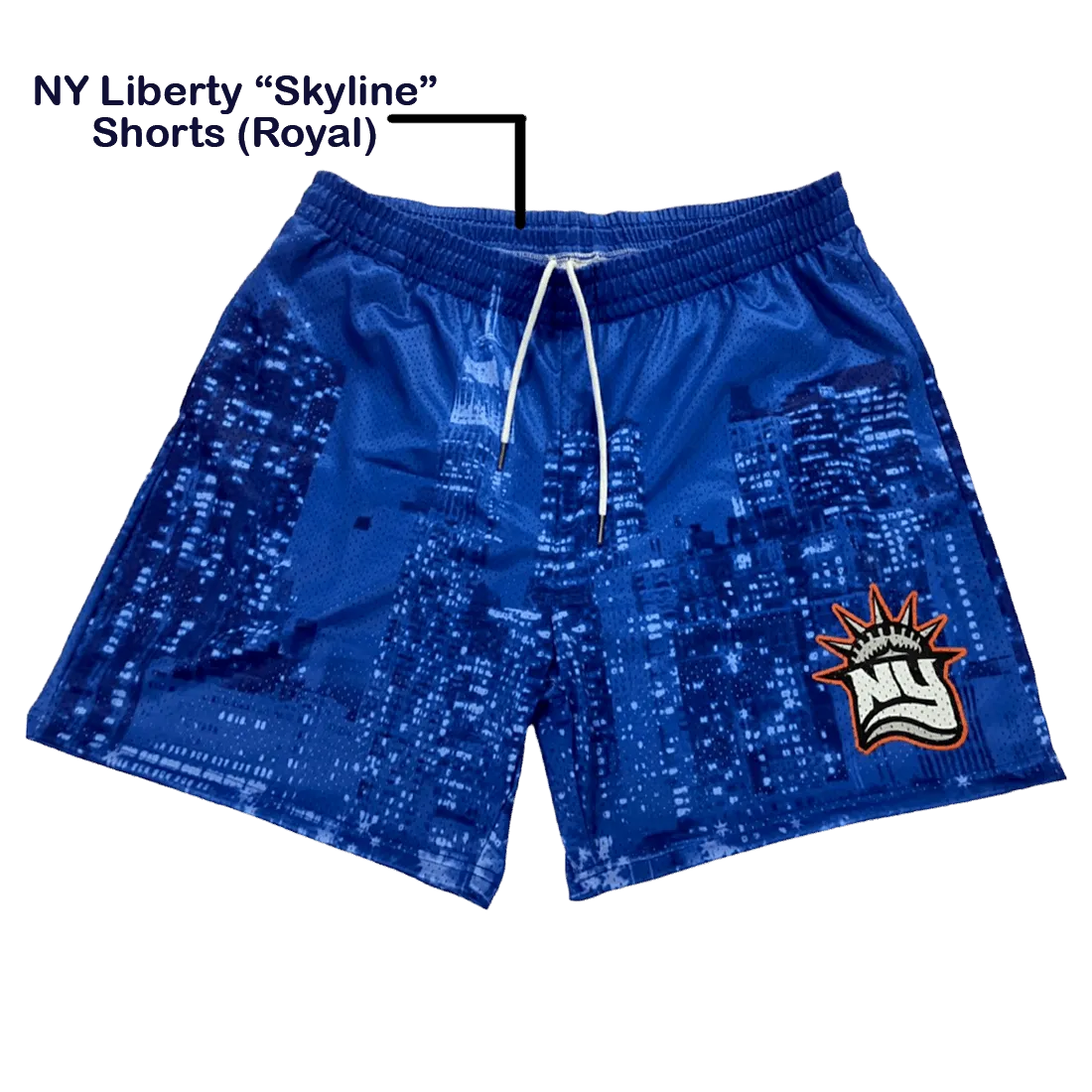 NY Liberty "Skyline" Shorts (Royal)