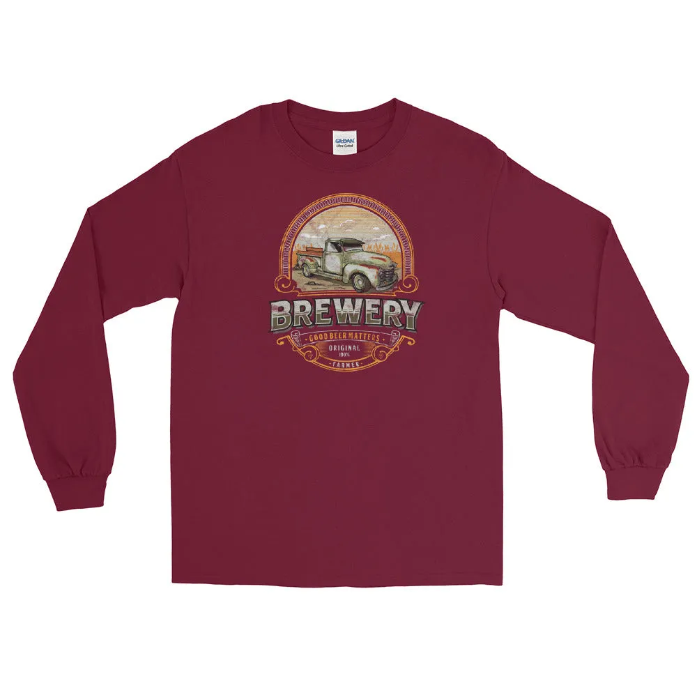 Old truck brewery Men’s Long Sleeve Shirt