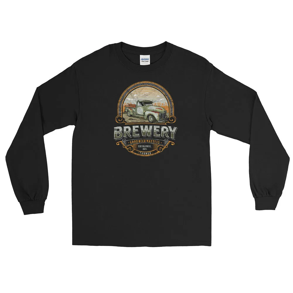 Old truck brewery Men’s Long Sleeve Shirt