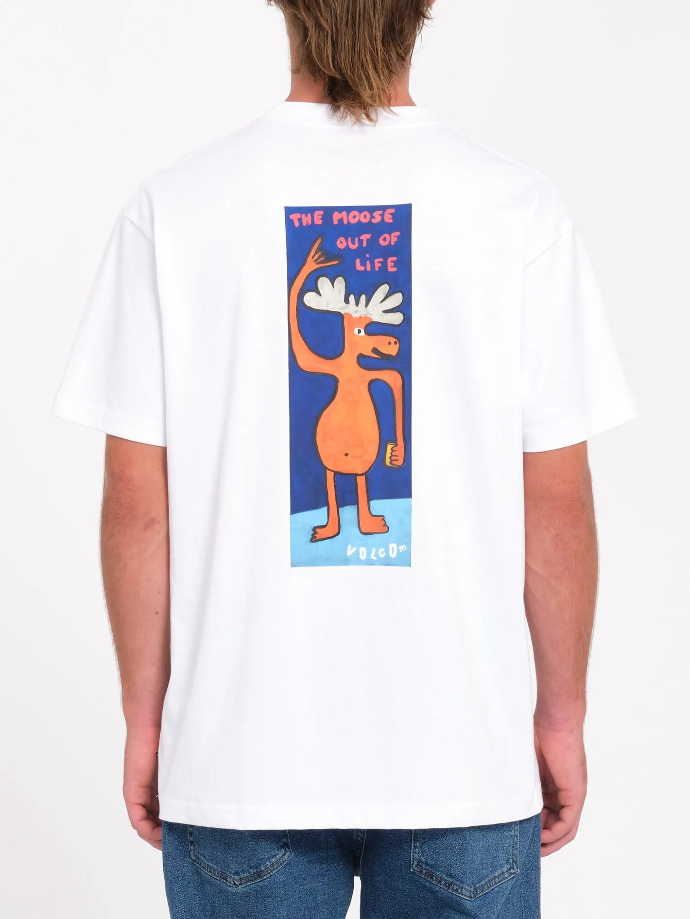Olivmoose T-Shirt - White