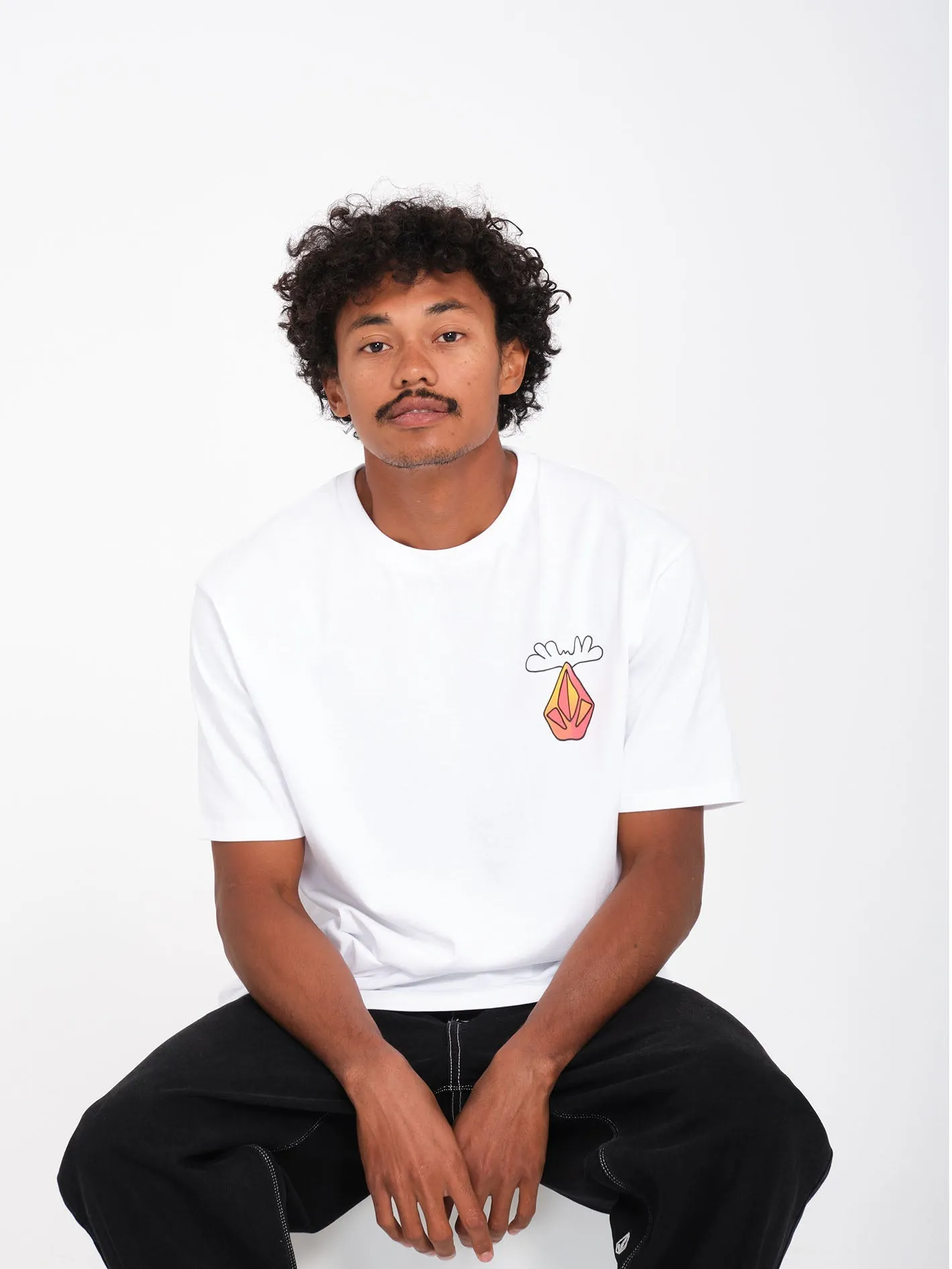 Olivmoose T-Shirt - White