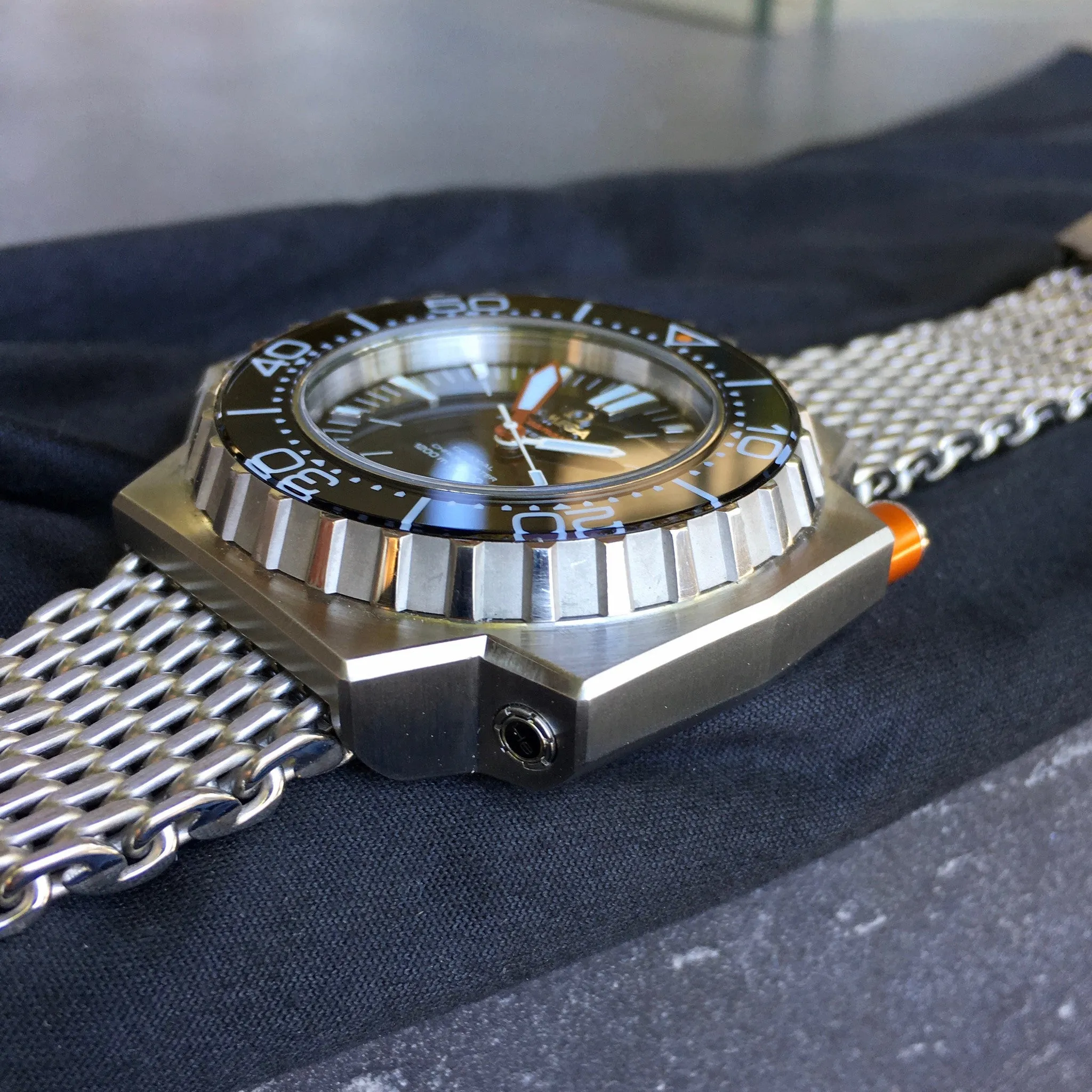 Omega Ploprof 1200M 224.30.55.21.01.001 Co-Axial Stainless Steel Caliber 8500 Wristwatch