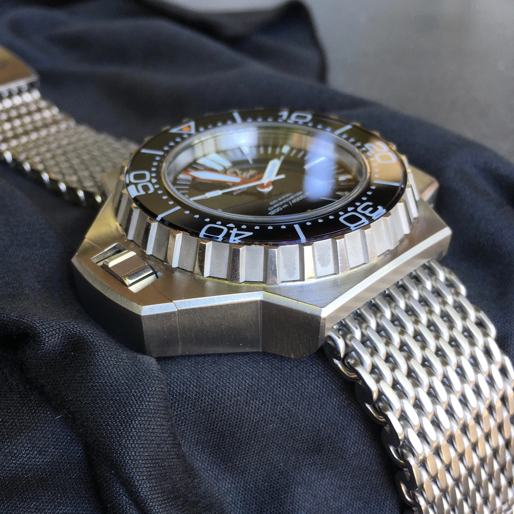 Omega Ploprof 1200M 224.30.55.21.01.001 Co-Axial Stainless Steel Caliber 8500 Wristwatch
