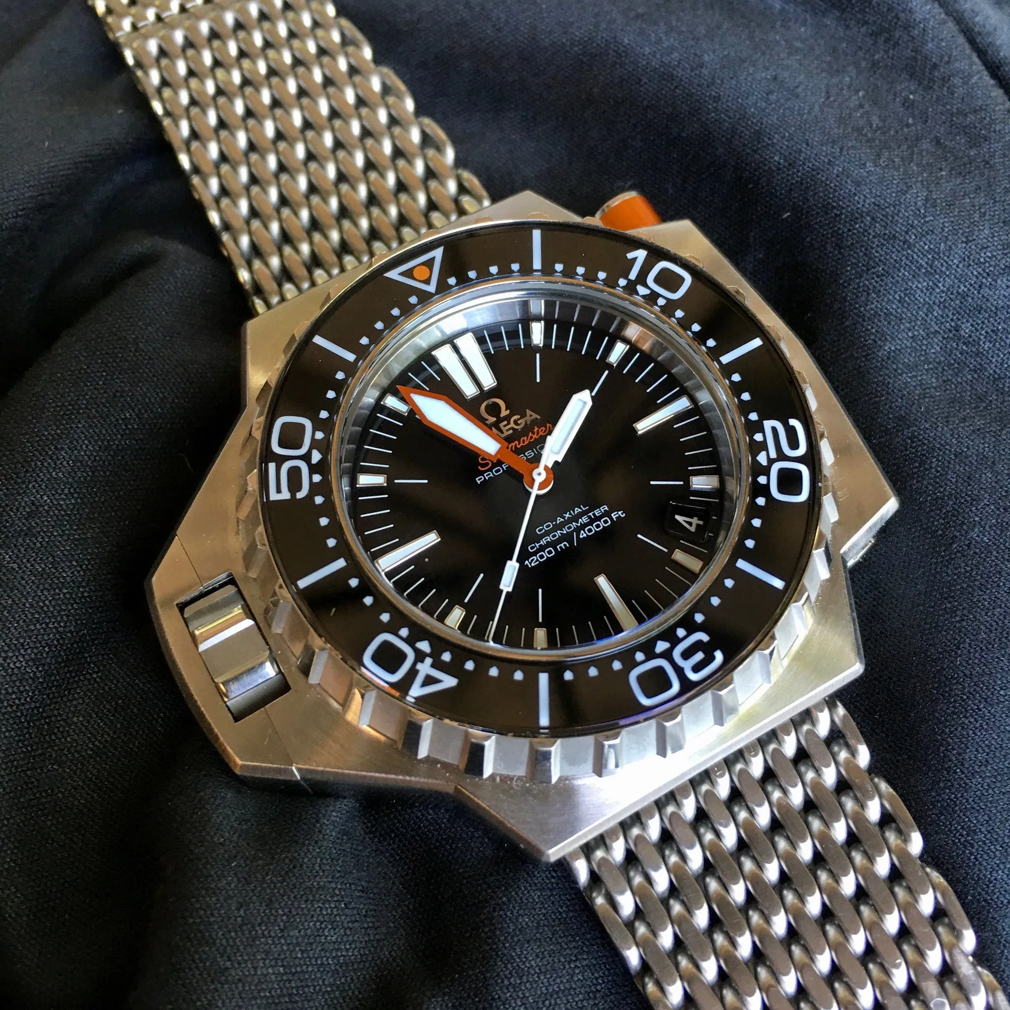 Omega Ploprof 1200M 224.30.55.21.01.001 Co-Axial Stainless Steel Caliber 8500 Wristwatch