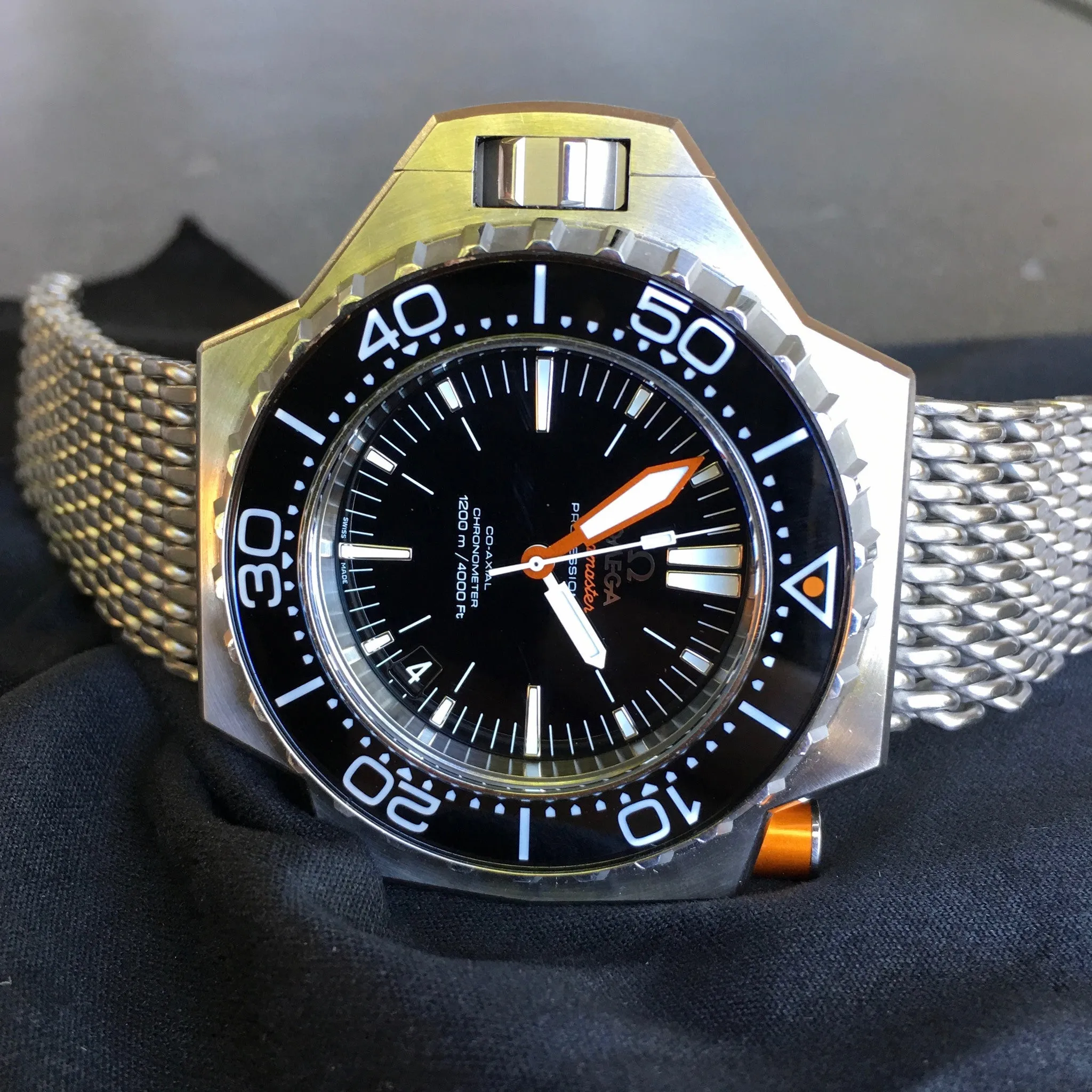 Omega Ploprof 1200M 224.30.55.21.01.001 Co-Axial Stainless Steel Caliber 8500 Wristwatch