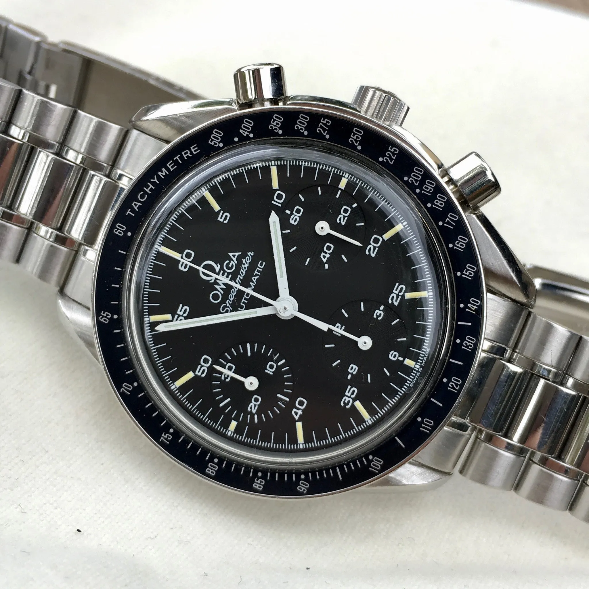Omega Speedmaster 175.0032 Automatic Chronograph Cal. 2890 Black Dial Wristwatch