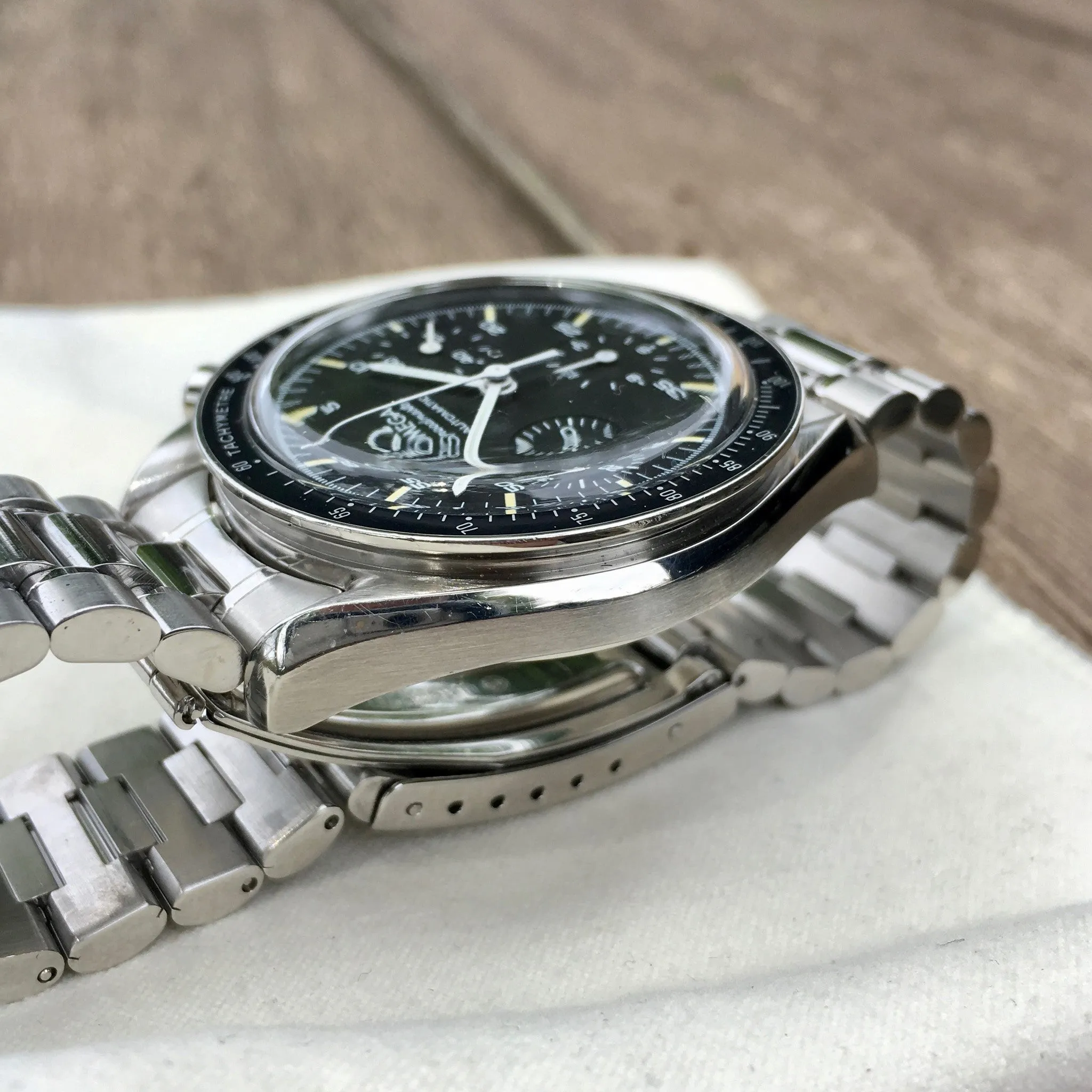 Omega Speedmaster 175.0032 Automatic Chronograph Cal. 2890 Black Dial Wristwatch