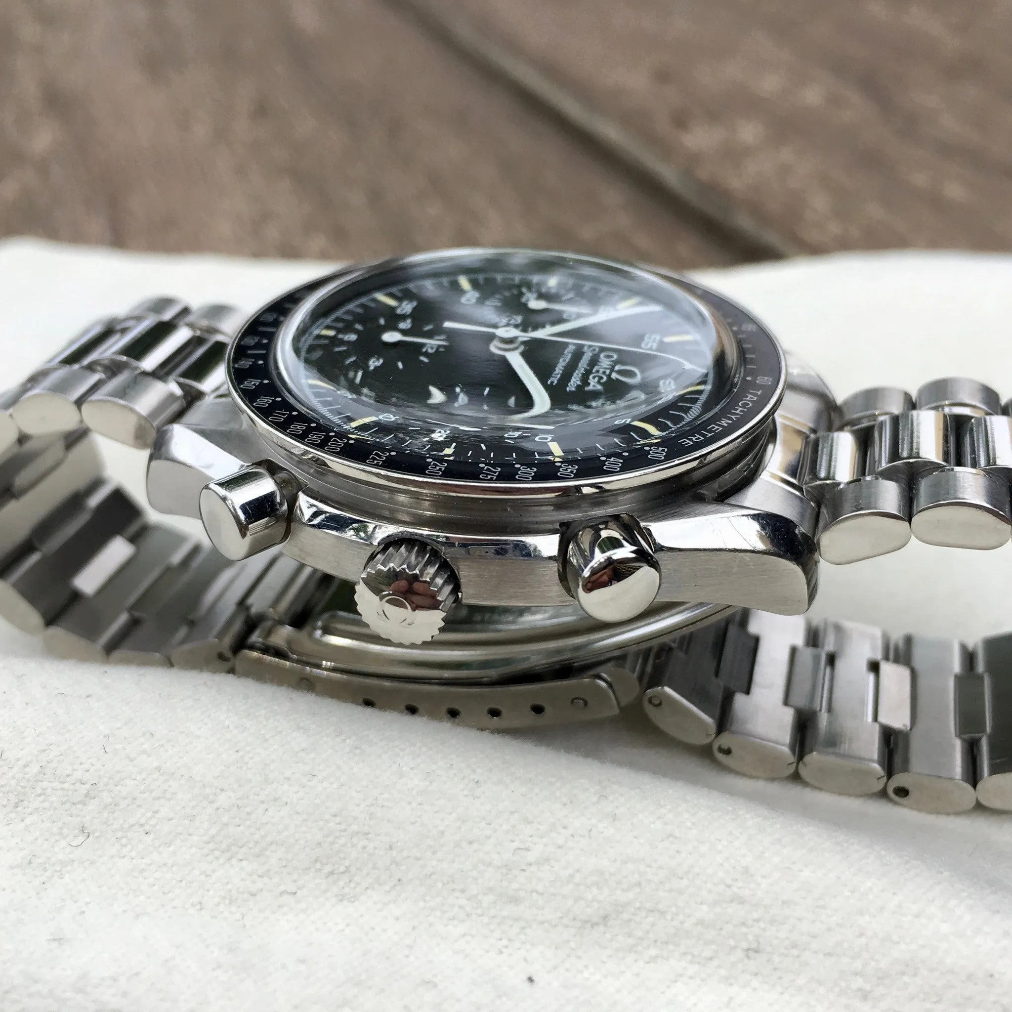 Omega Speedmaster 175.0032 Automatic Chronograph Cal. 2890 Black Dial Wristwatch