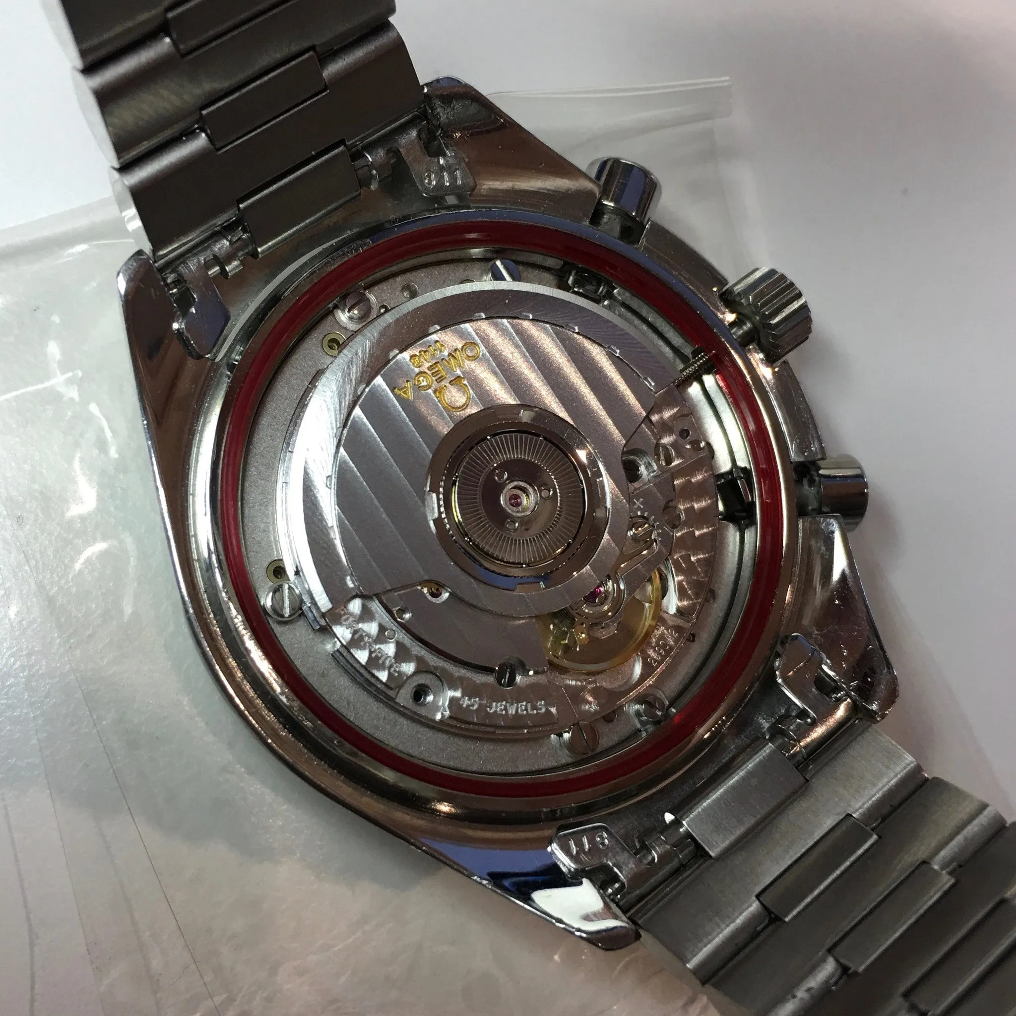 Omega Speedmaster 175.0032 Automatic Chronograph Cal. 2890 Black Dial Wristwatch
