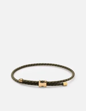 Orson Pull Bungee Rope Bracelet, Gold Vermeil
