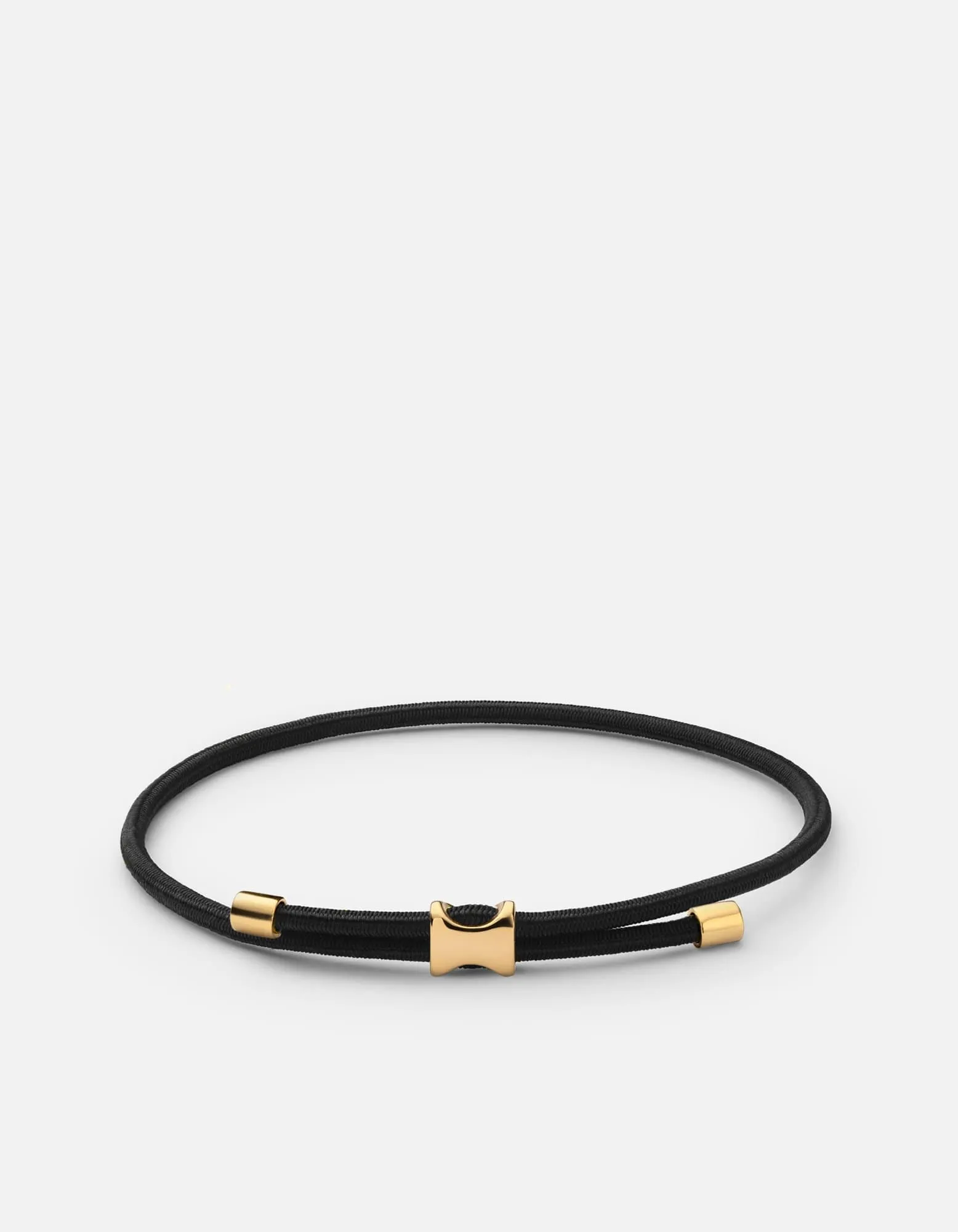 Orson Pull Bungee Rope Bracelet, Gold Vermeil