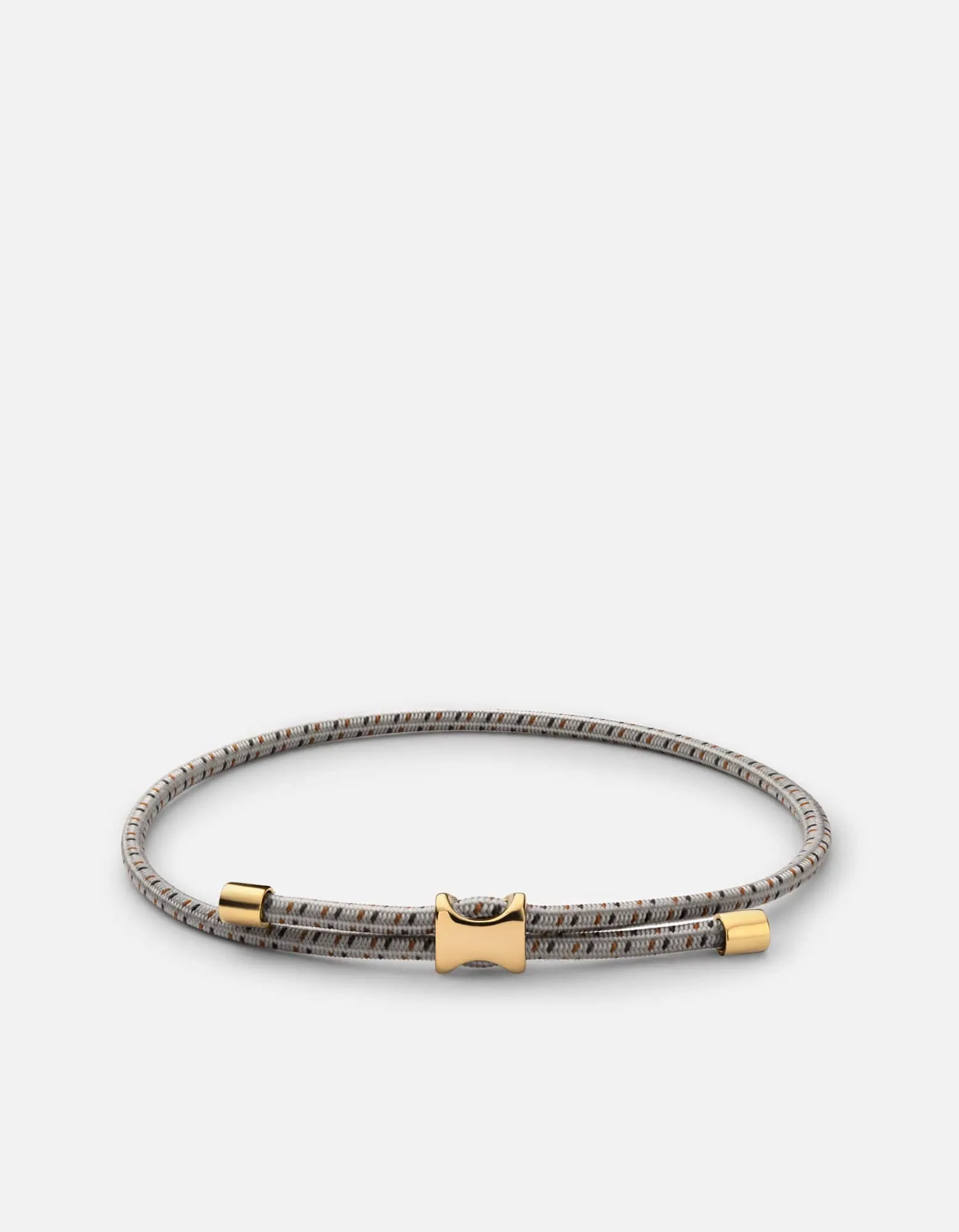 Orson Pull Bungee Rope Bracelet, Gold Vermeil