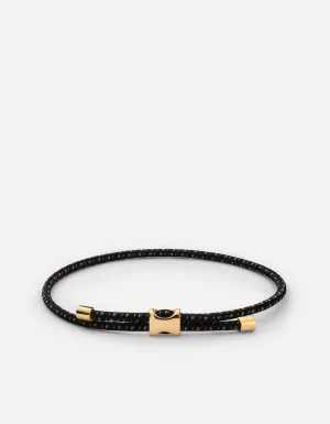 Orson Pull Bungee Rope Bracelet, Gold Vermeil