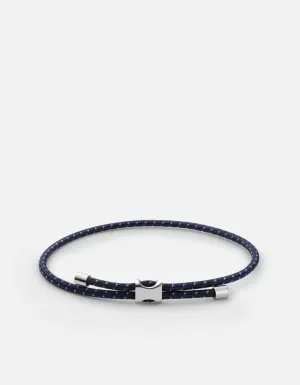 Orson Pull Bungee Rope Bracelet, Sterling Silver