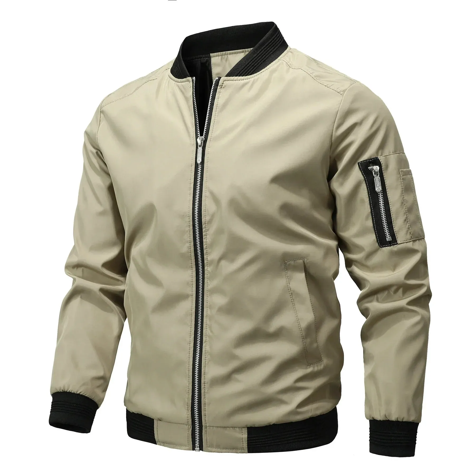 Outdoor Zephyr™ | Men's Classic Zip-Up Jacket | Lightweight, Water-Resistant Fabric & Breathable Design