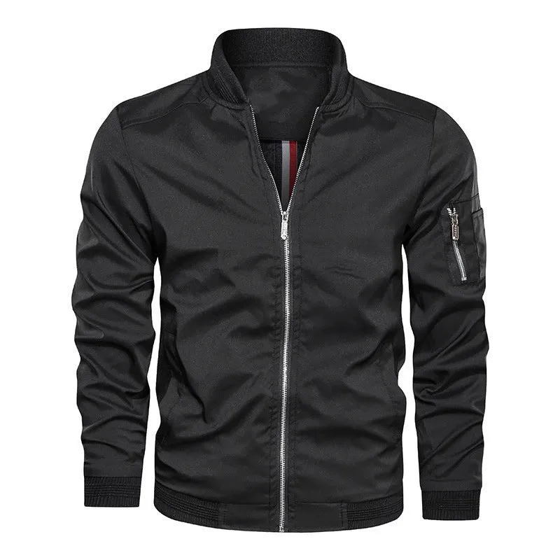 Outdoor Zephyr™ | Men's Classic Zip-Up Jacket | Lightweight, Water-Resistant Fabric & Breathable Design