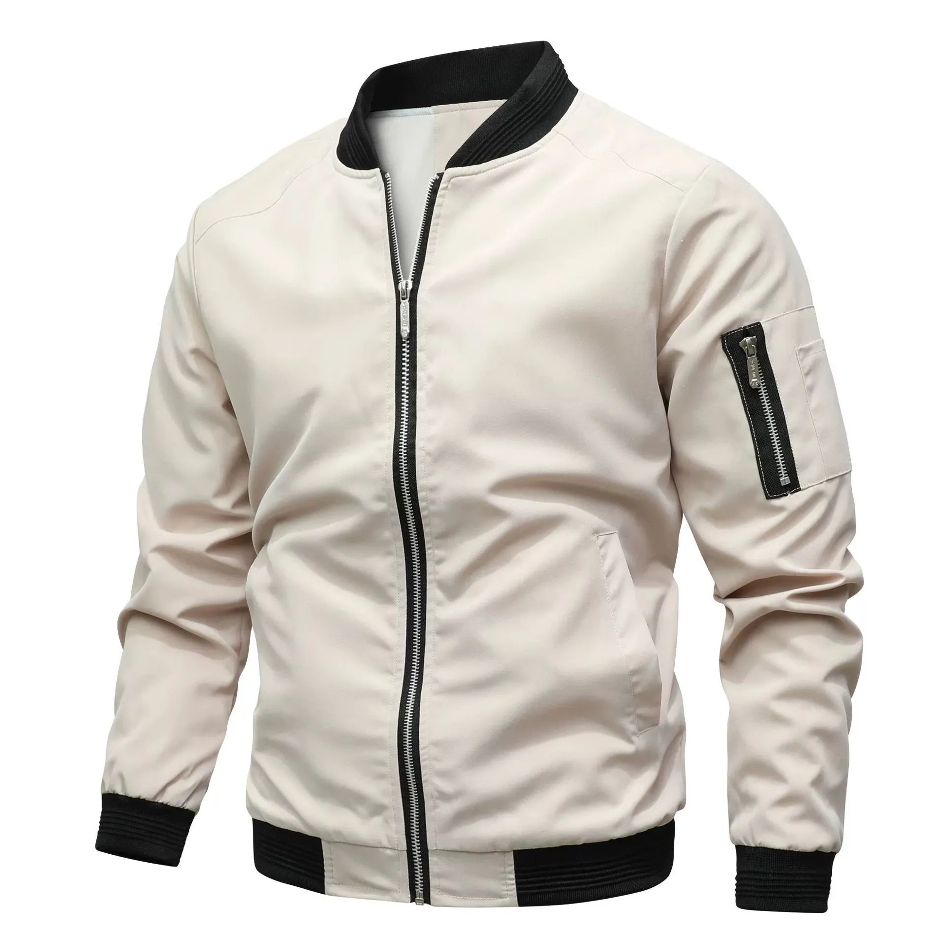 Outdoor Zephyr™ | Men's Classic Zip-Up Jacket | Lightweight, Water-Resistant Fabric & Breathable Design