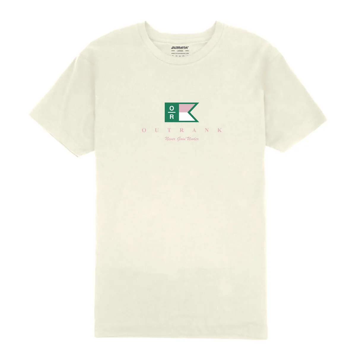 Outrank Sail Crew Vintage White Tee