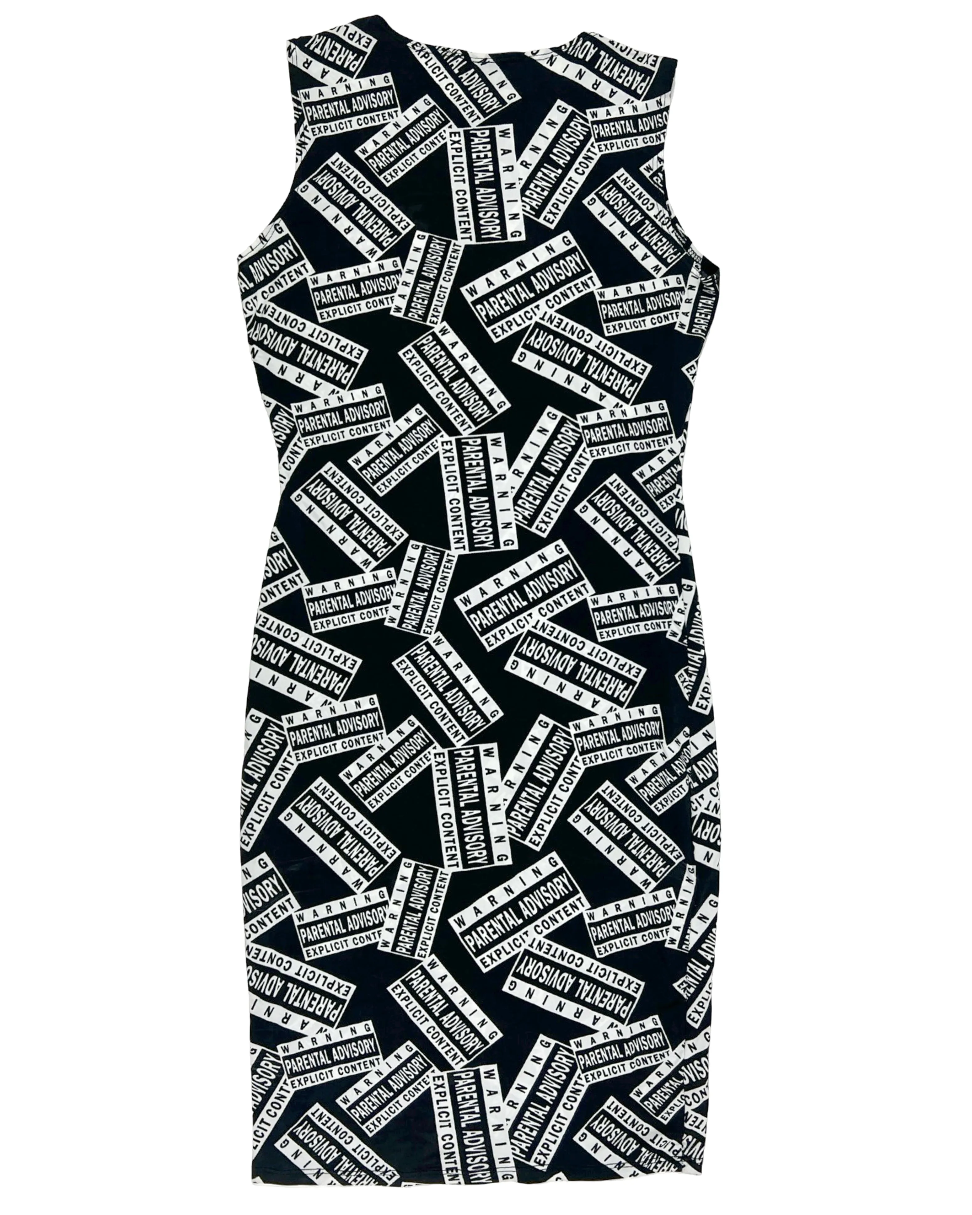 Parental Advisory All Over Print Dress