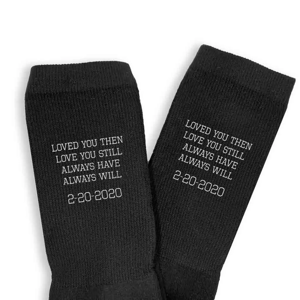 Personalized 2 Year Cotton Anniversary, Printed with Year