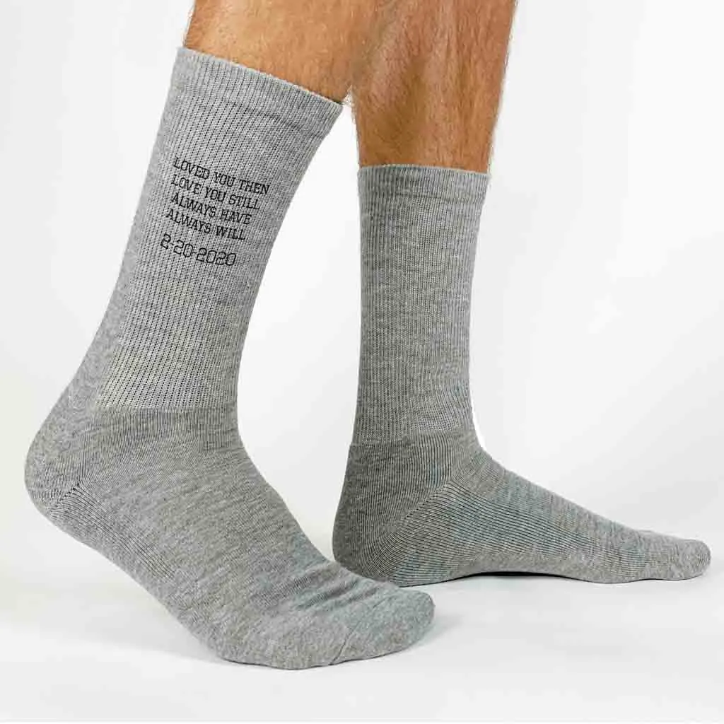 Personalized 2 Year Cotton Anniversary, Printed with Year