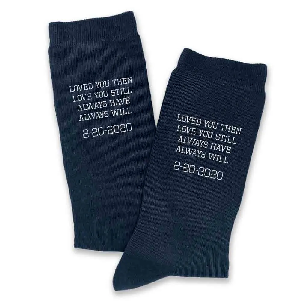 Personalized 2 Year Cotton Anniversary, Printed with Year