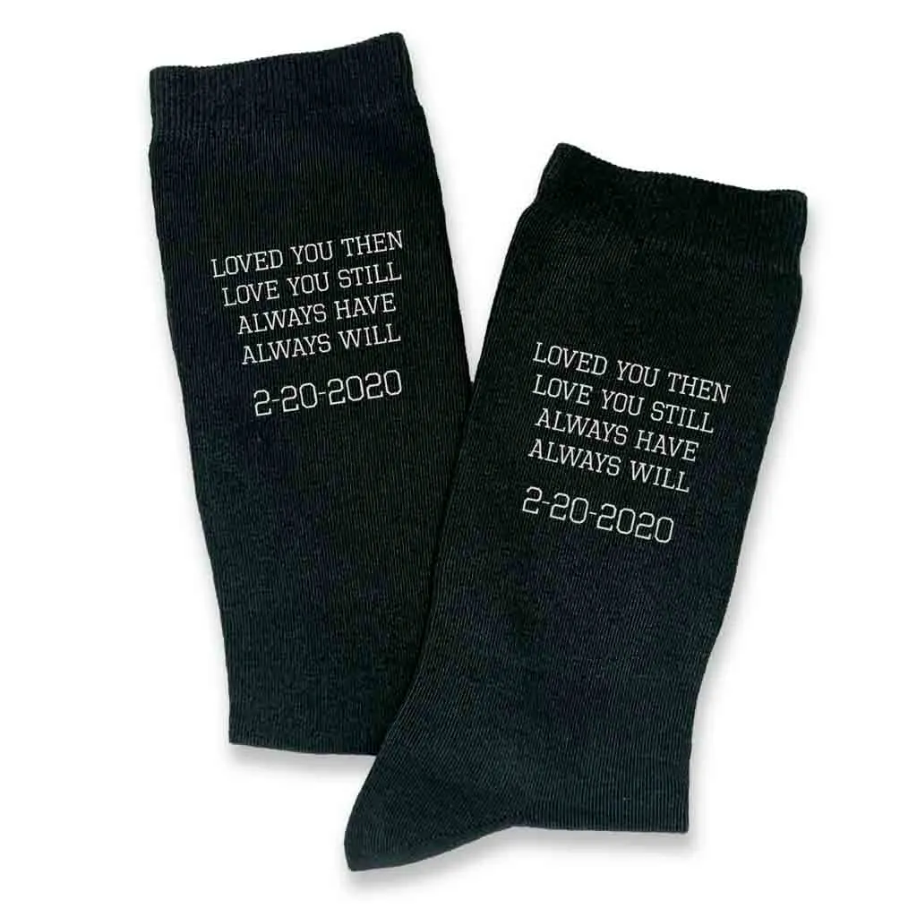 Personalized 2 Year Cotton Anniversary, Printed with Year