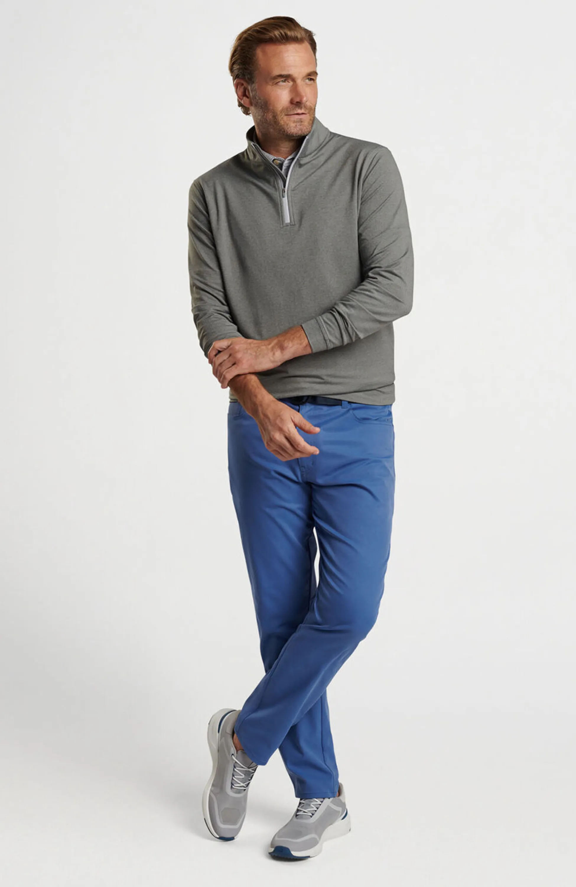 Peter Millar - Perth Melange Perg Quarter Zip