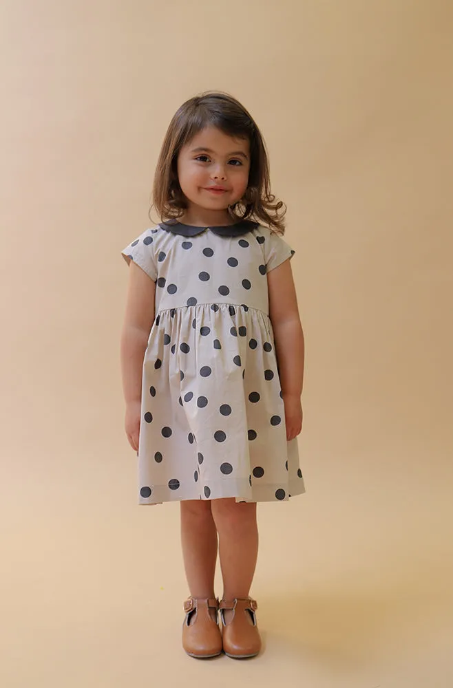 Peter Pan Collar Dress | Polka Dot