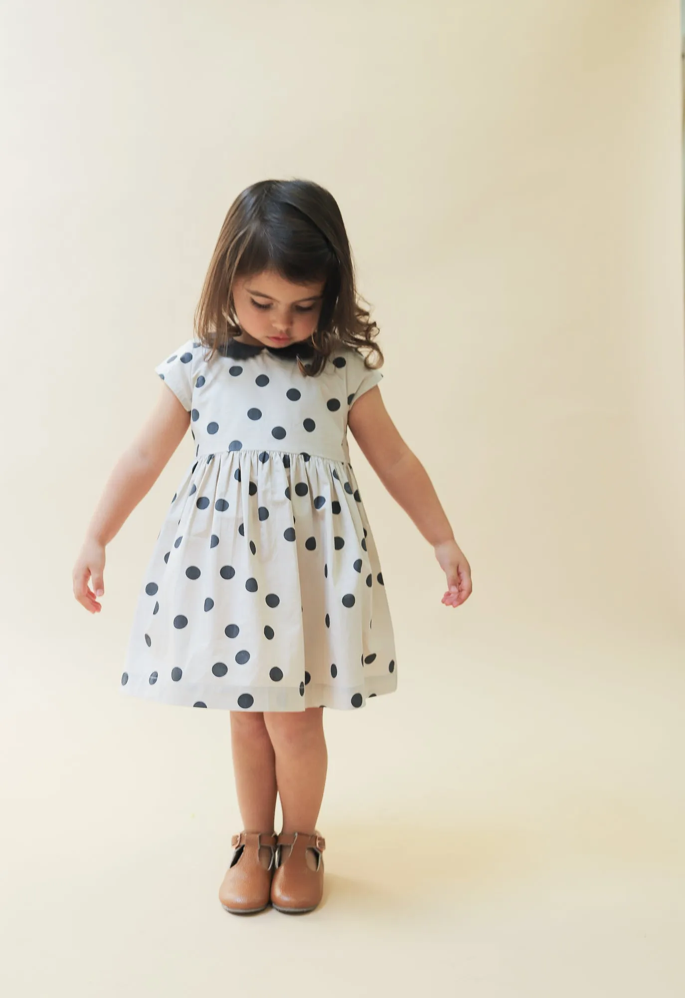 Peter Pan Collar Dress | Polka Dot