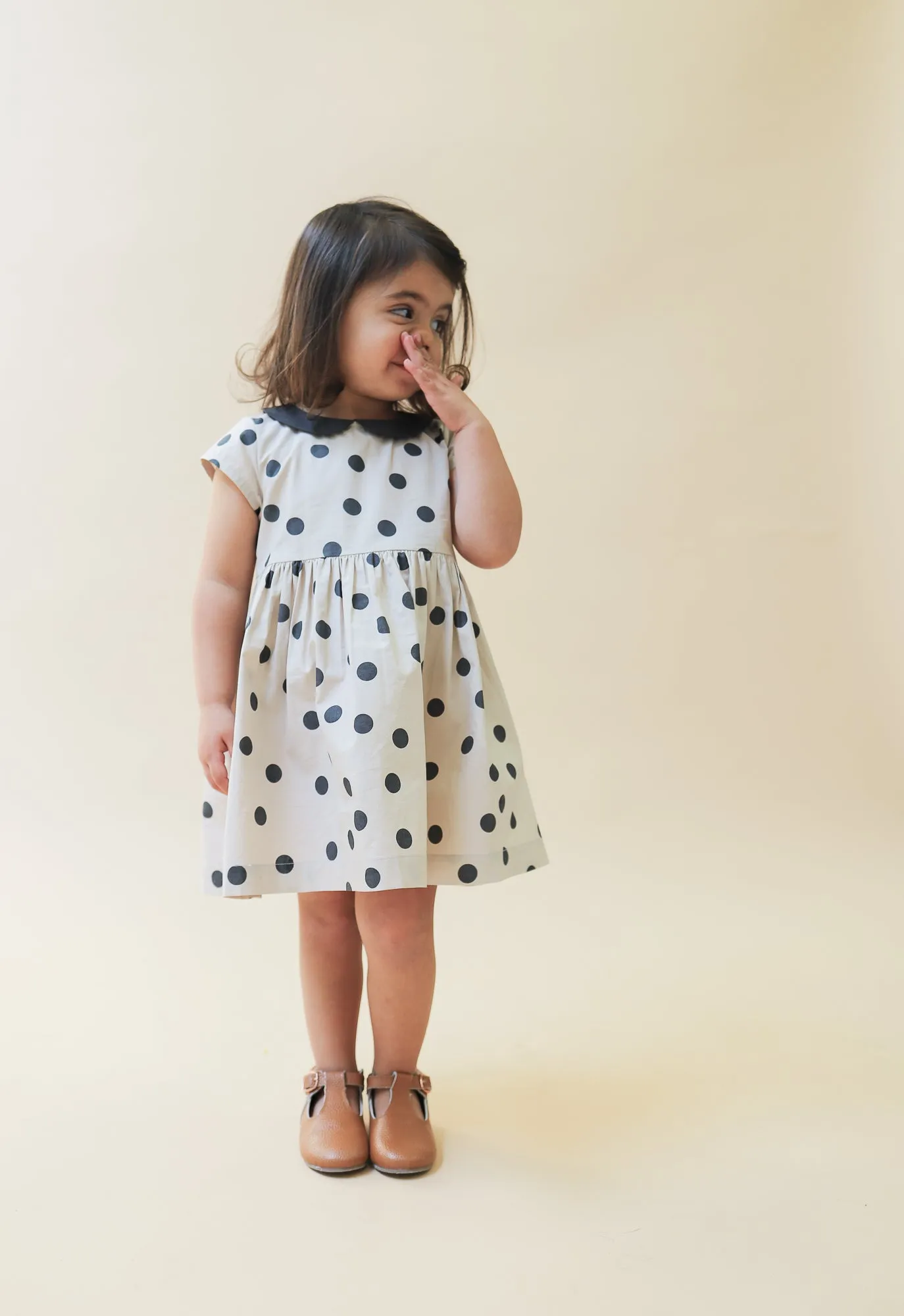 Peter Pan Collar Dress | Polka Dot