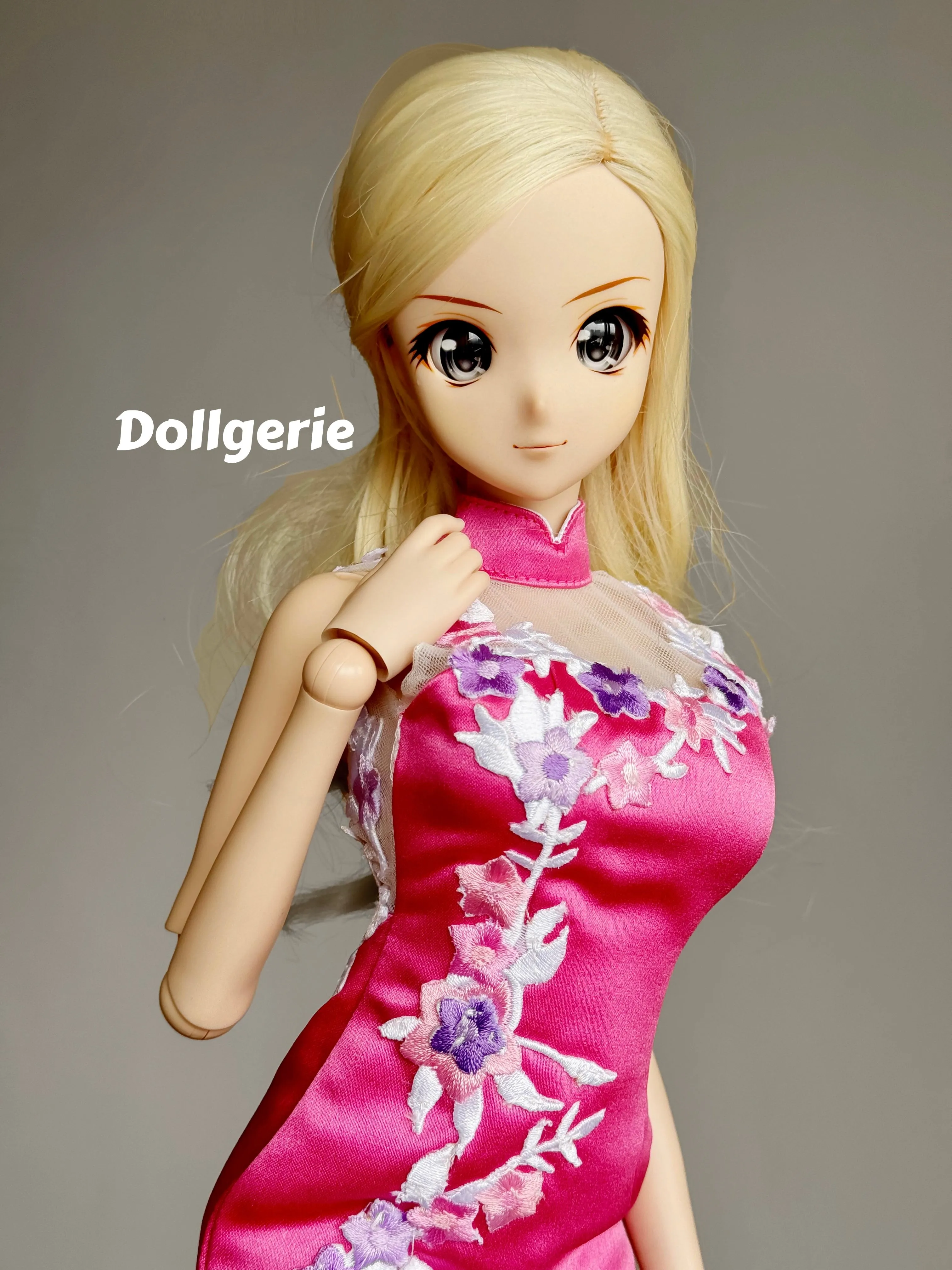 Pink Blossom QiPao Dress for SmartDoll / DD