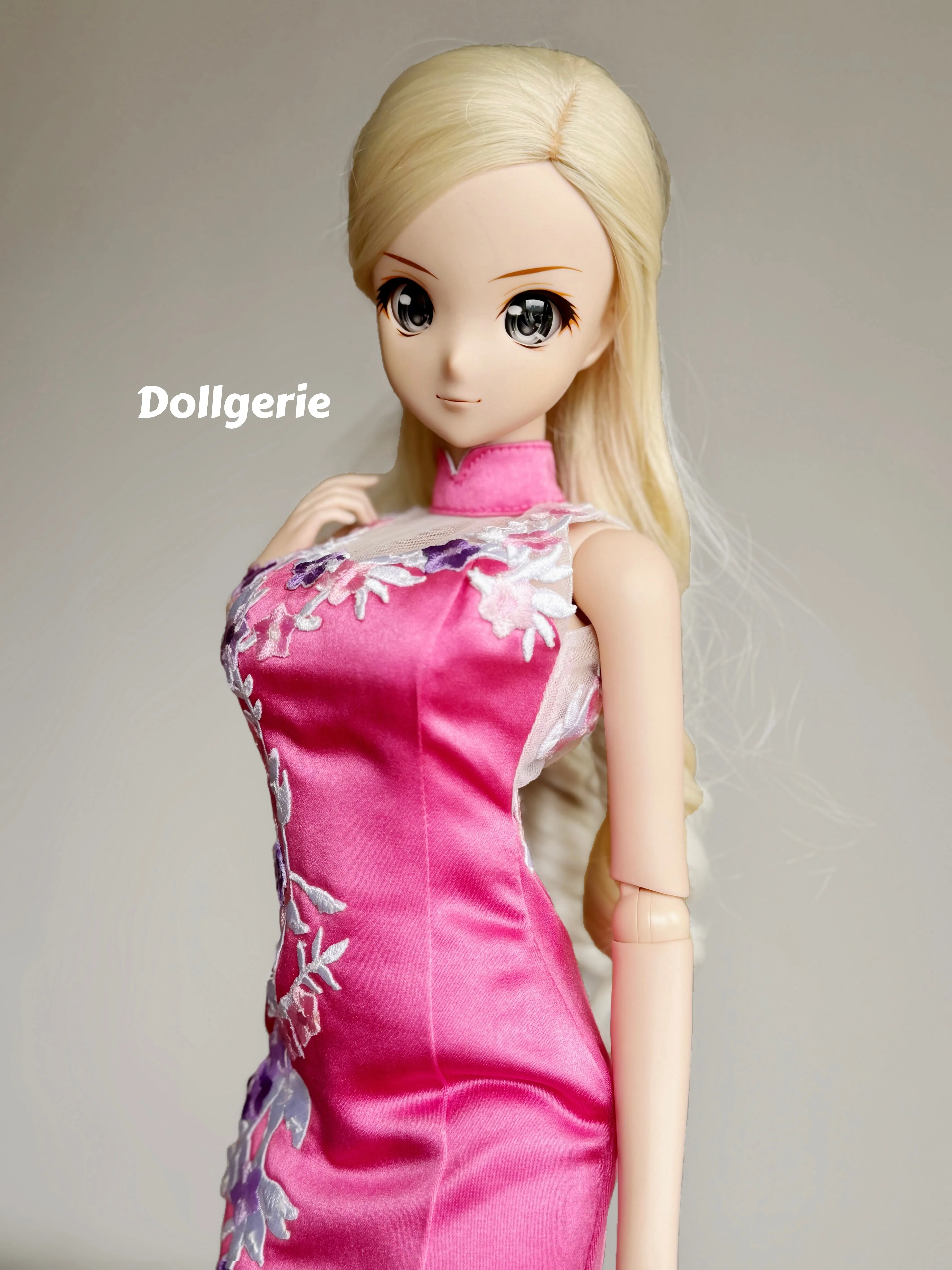 Pink Blossom QiPao Dress for SmartDoll / DD