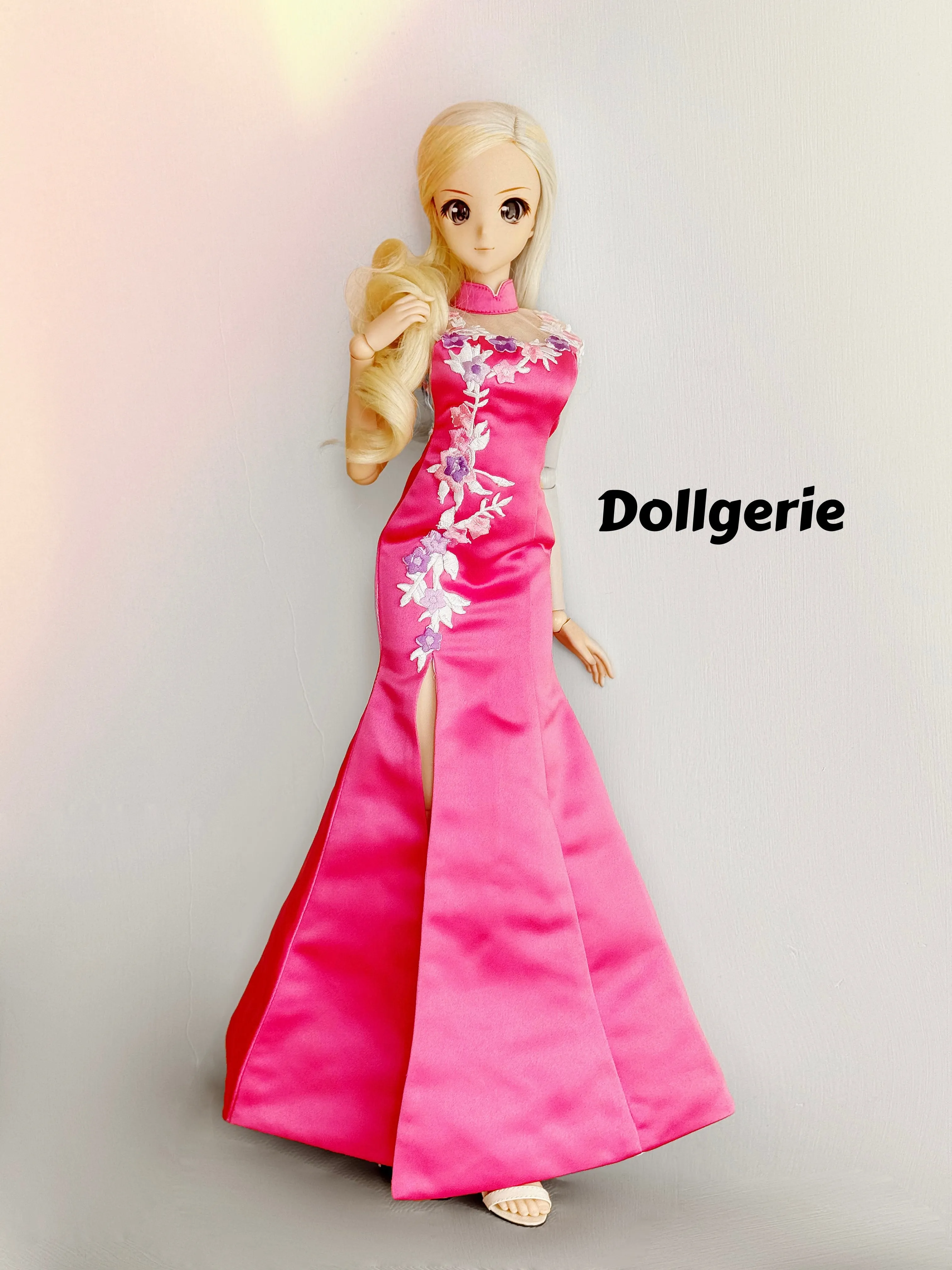 Pink Blossom QiPao Dress for SmartDoll / DD