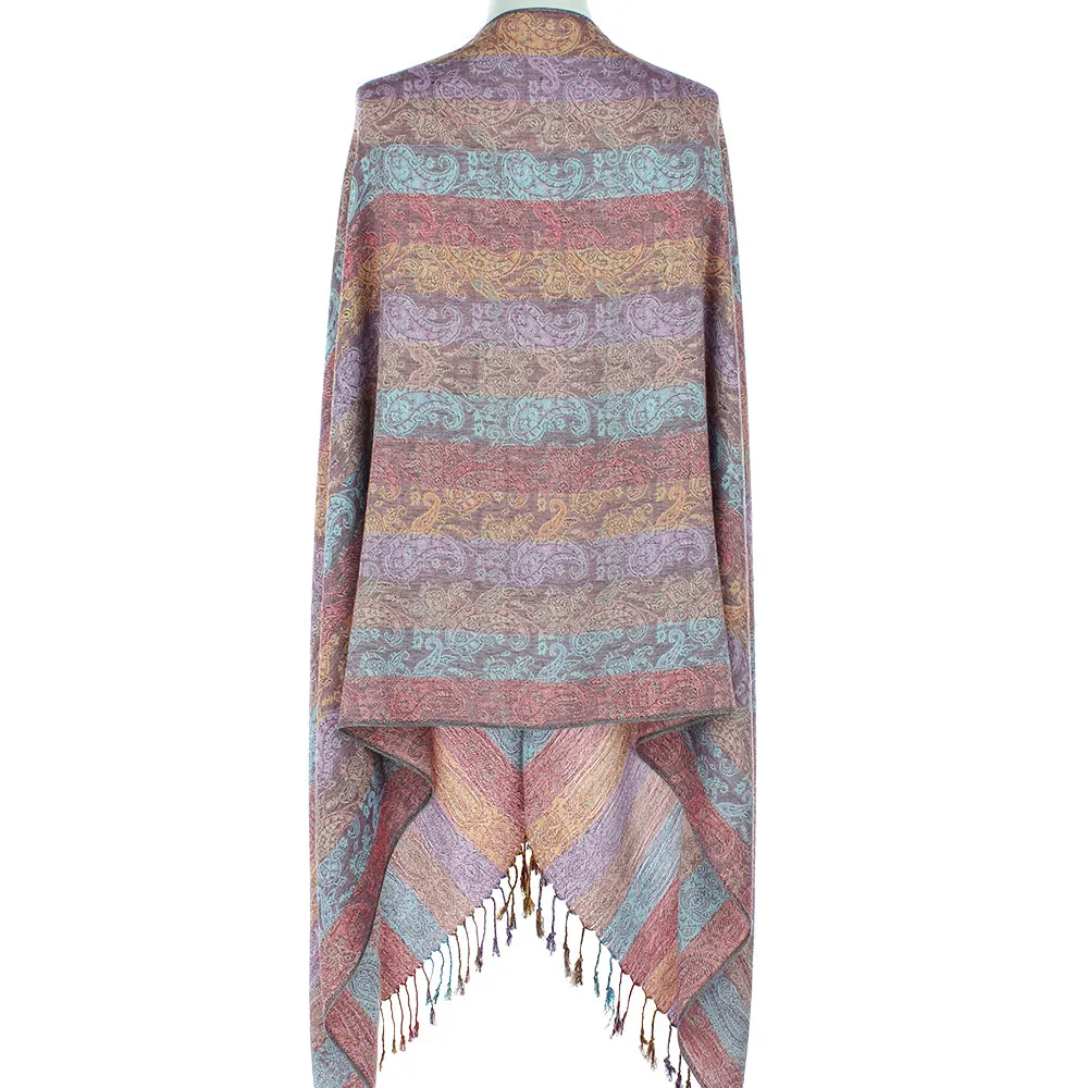 Pink Paisley Kaleidoscope  Pashmina