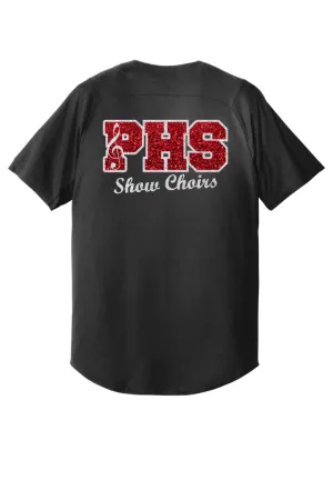 PLAINFIELD CHOIRS Full Button Lightweight Baseball Jersey
