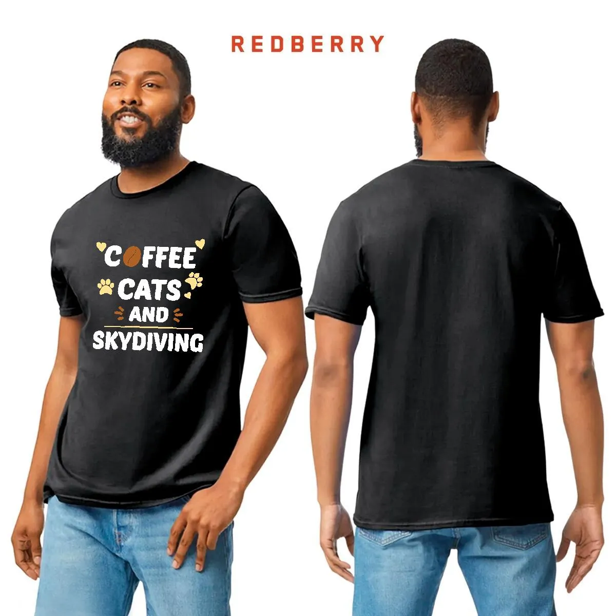 Playera Hombre Paracaidismo Deporte Vintage SK1004