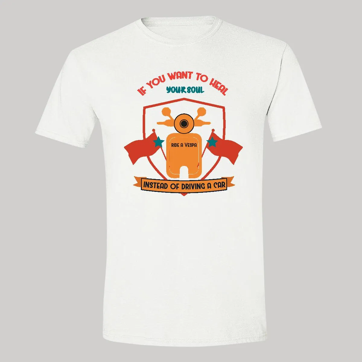 Playera Hombre Scooter Vespa Vintage SC1016