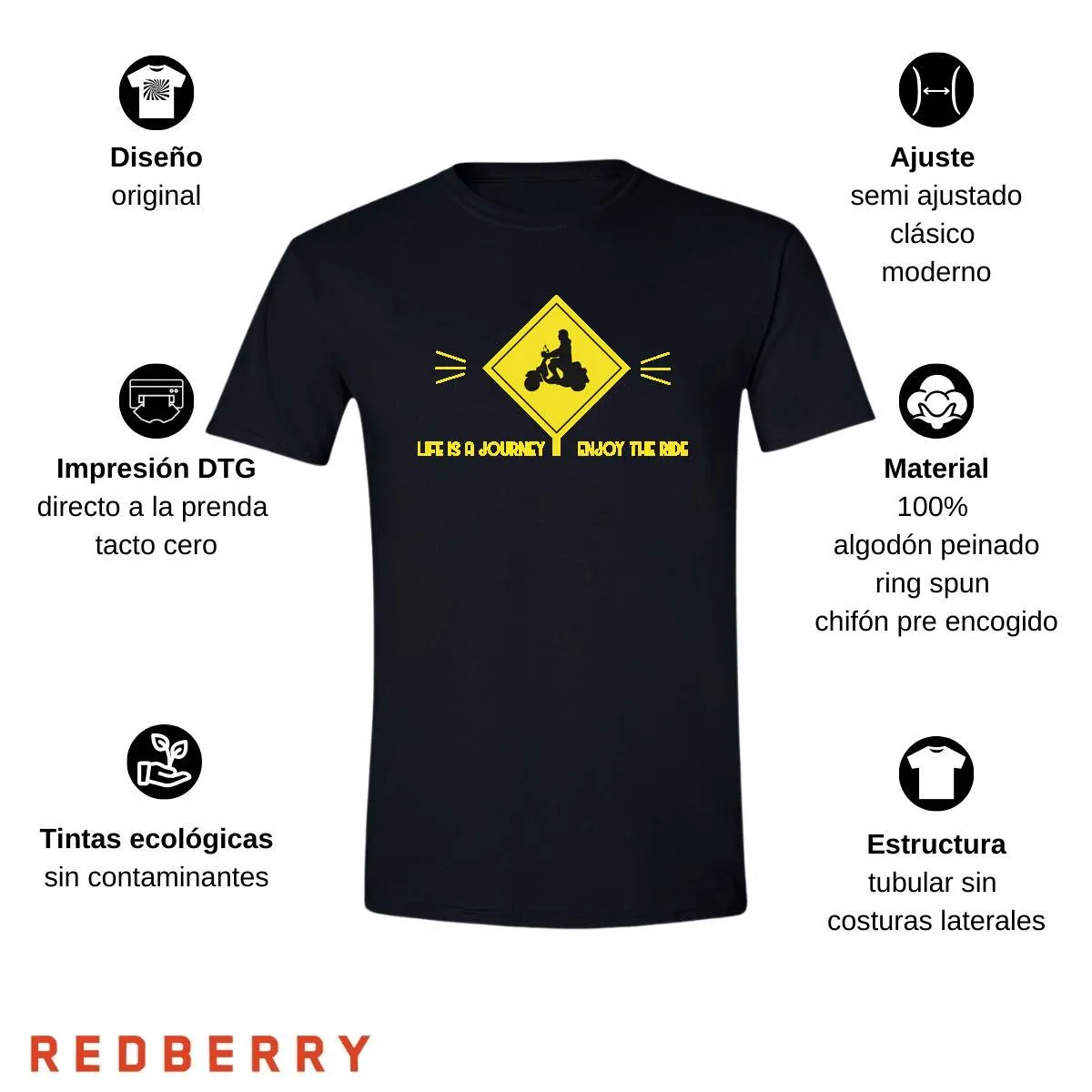 Playera Hombre Scooter Vespa Vintage SC1024