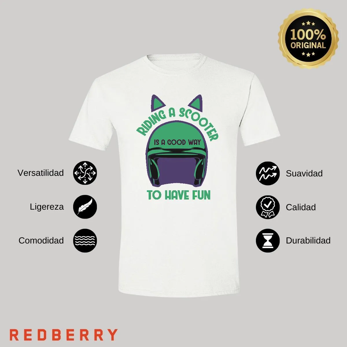 Playera Hombre Scooter Vespa Vintage SC1033